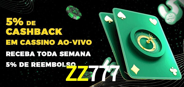 Promoções do cassino ao Vivo ZZ777